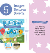 Ditty Bird Baby Sound & Texture Book: Cute Animals