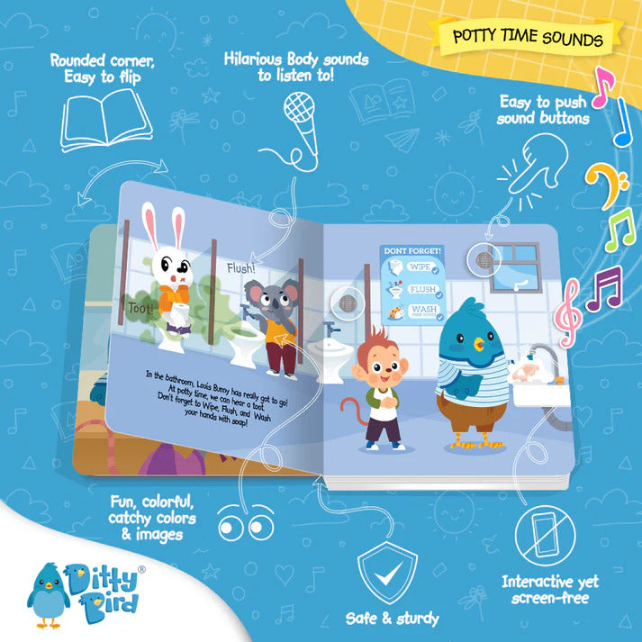 Ditty Bird Potty Time Sound Book