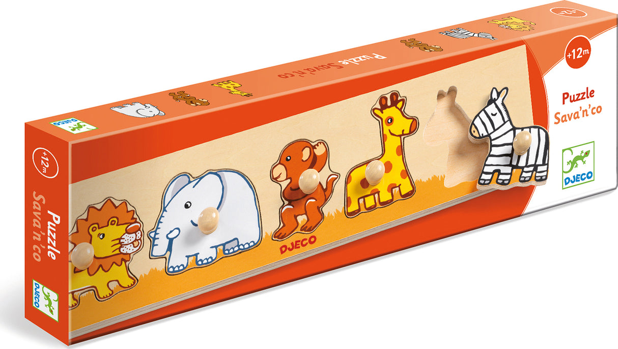 Djeco Sava'N'Co Wooden Puzzle