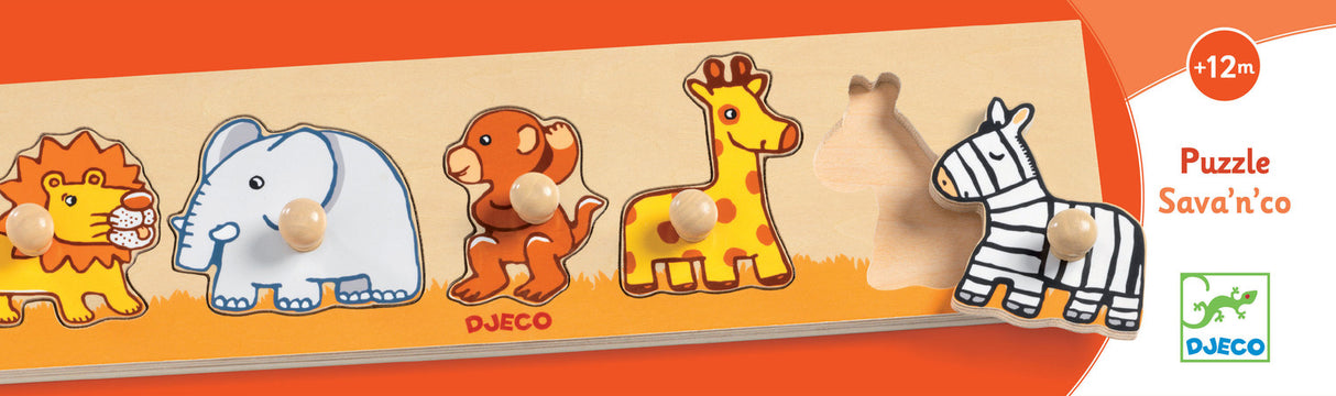 Djeco Sava'N'Co Wooden Puzzle