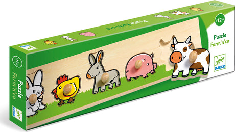 Djeco Farm'N'Co Wooden Puzzle