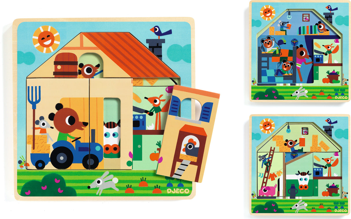 Wooden Puzzles Chez Gaby