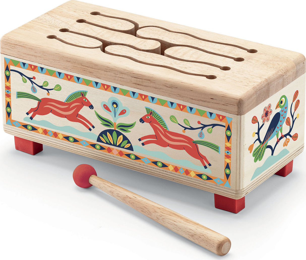 Animambo Wooden Drum Musical Instrument