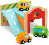 Djeco Minigarage Wooden Automobile Set