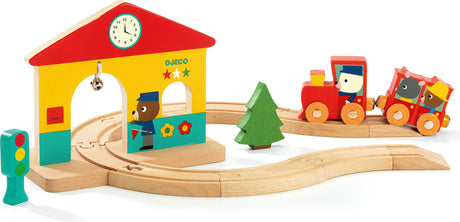 Minitrain Wooden Train Set