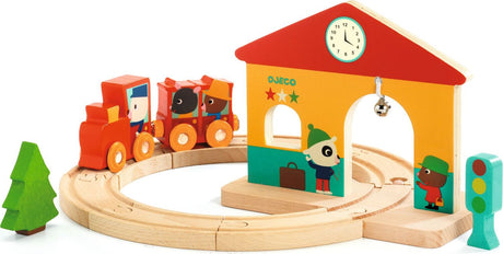 Minitrain Wooden Train Set