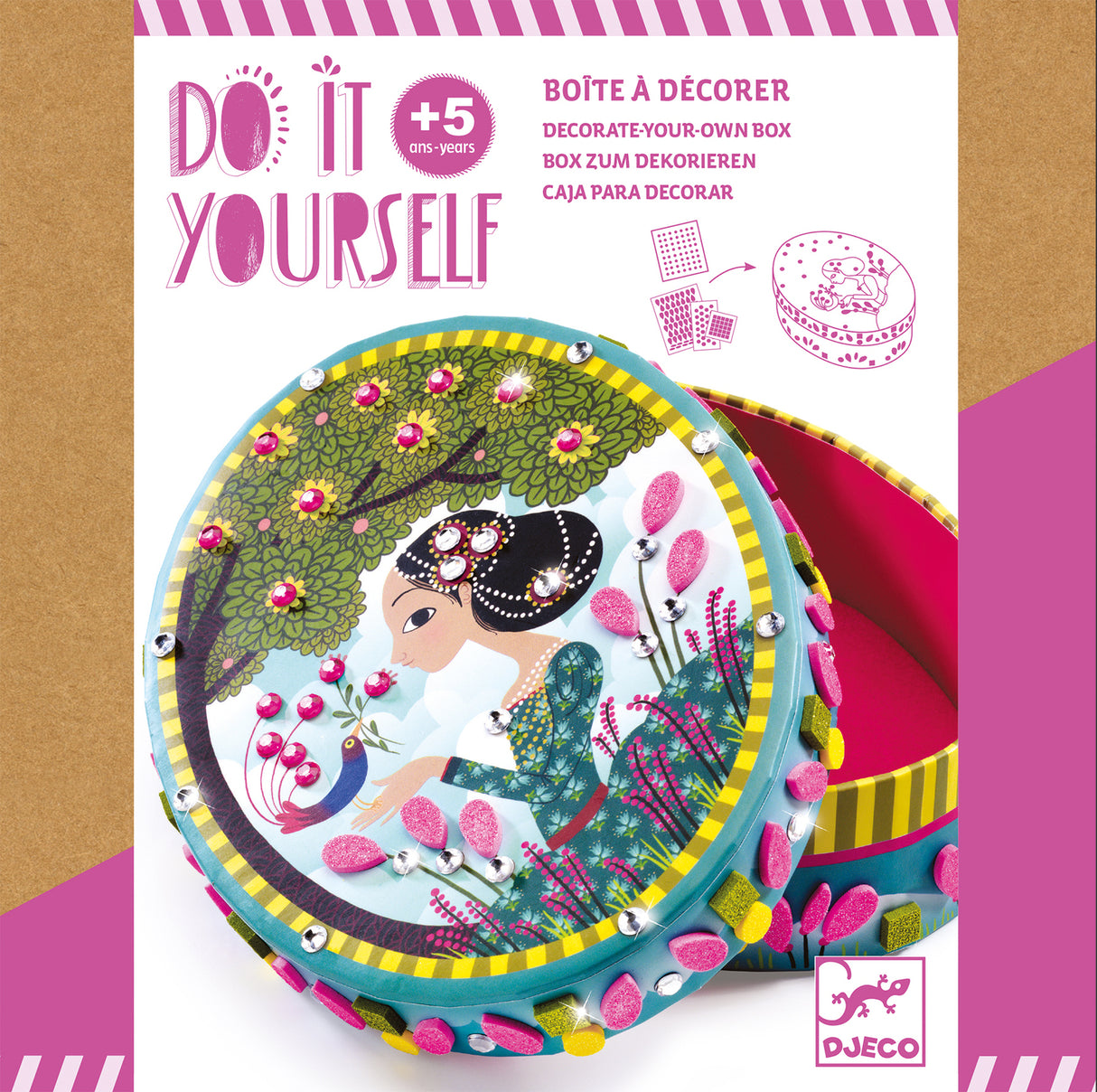 Djeco Little Secrets Diy Box Craft Kit