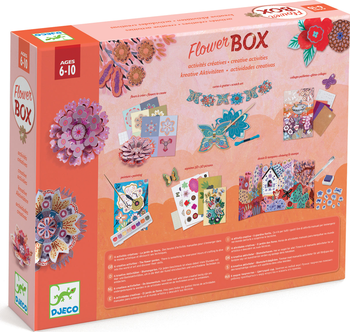 Djeco The Flower Garden Mulit-Activity Craft Kit