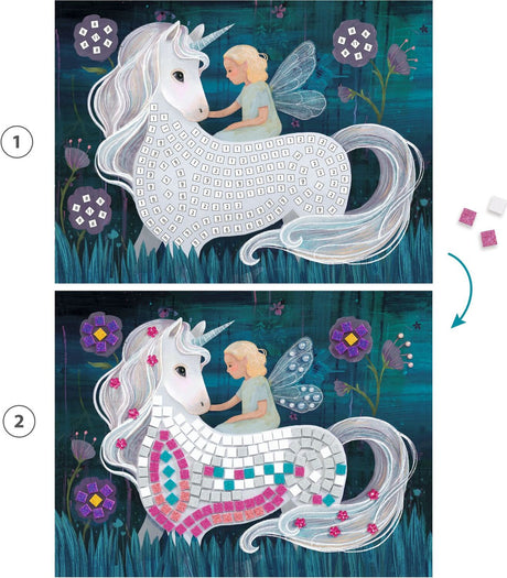 DJECO The Enchanted World Sticker & Jewel Mosaic