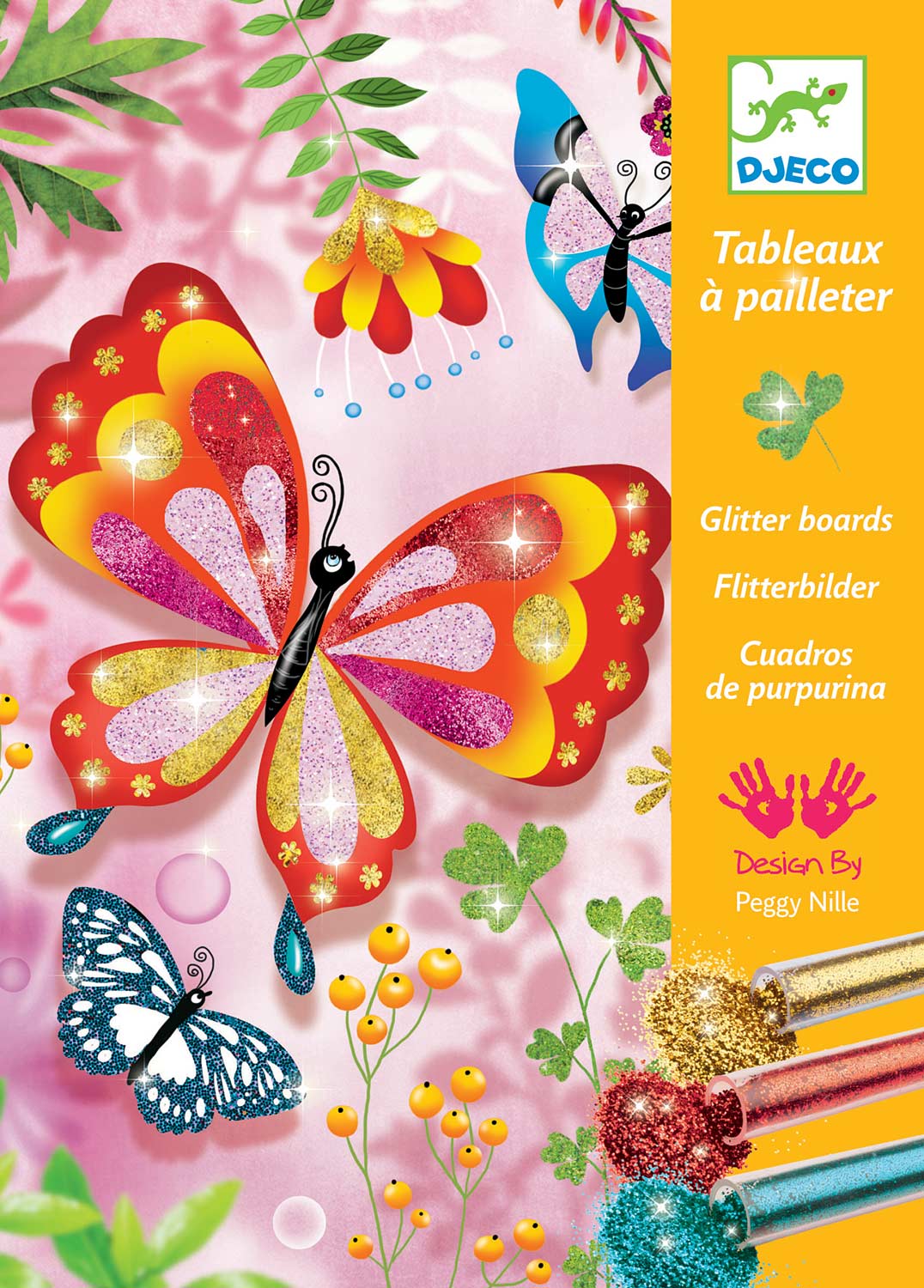 Le Grand Artist - Glitter Boards Glitter Butterflies