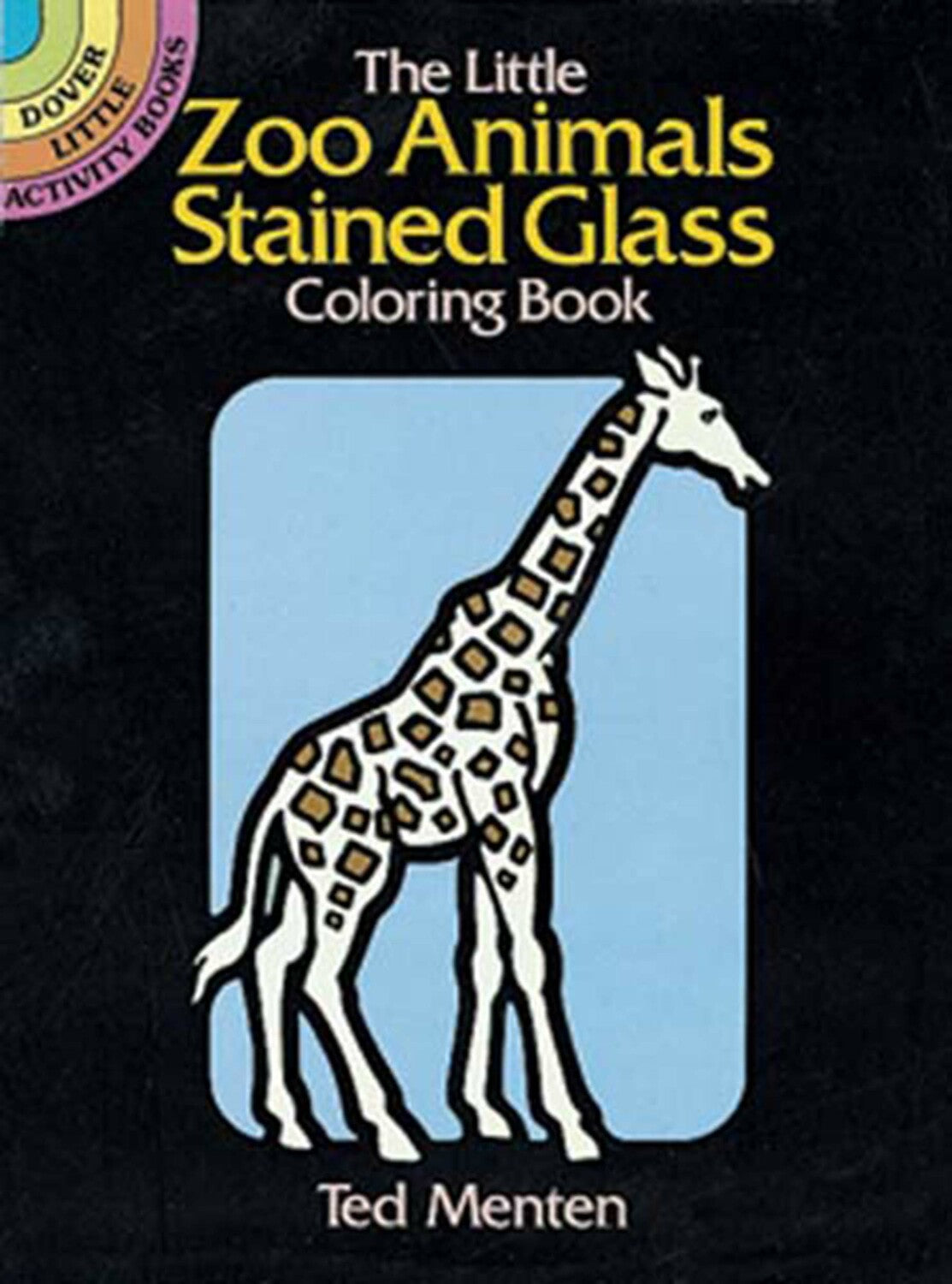 Zoo Animals Mini Stained Glass Coloring Book