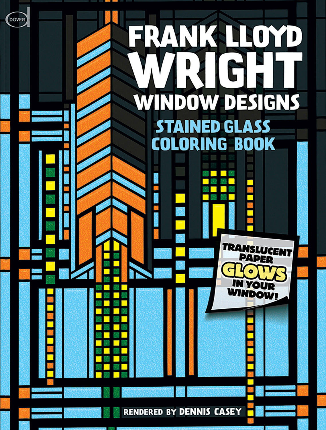 Frank Lloyd Wright Window Designs Stained Glass Coloring Book