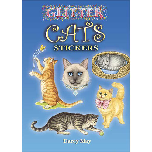 Glitter Cats Stickers