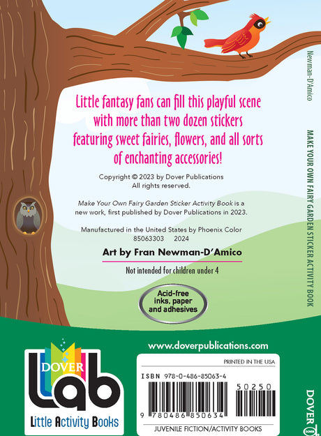 Make Your Own Fairy Garden Sticker Activity Book