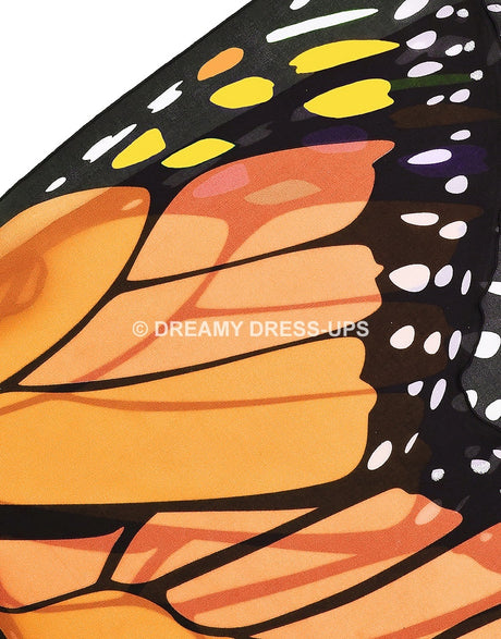 Orange Monarch Butterfly Fantasy Wings