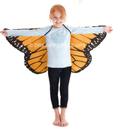 Orange Monarch Butterfly Fantasy Wings