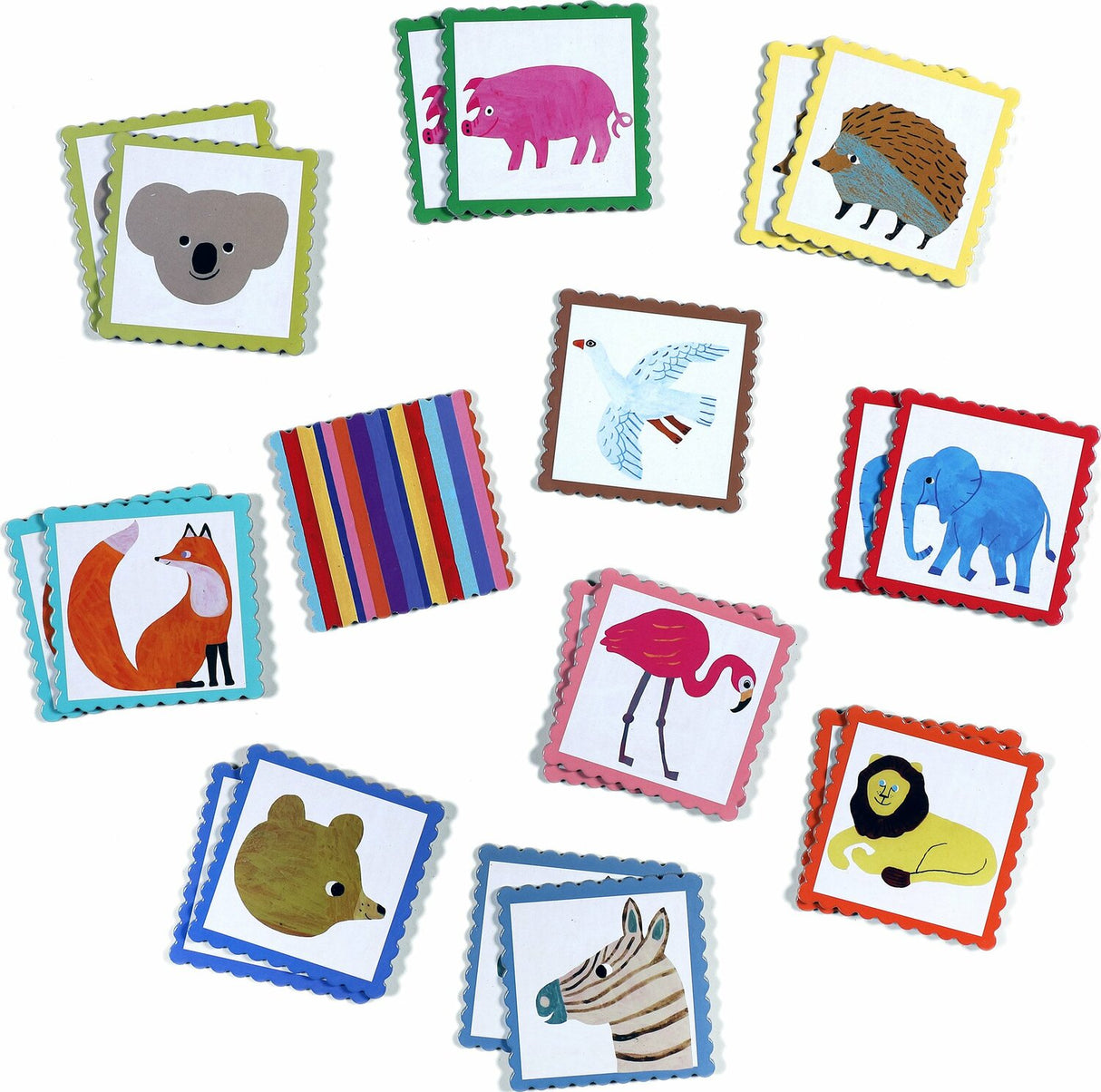 Pre-school Animal Memory  Matching Game