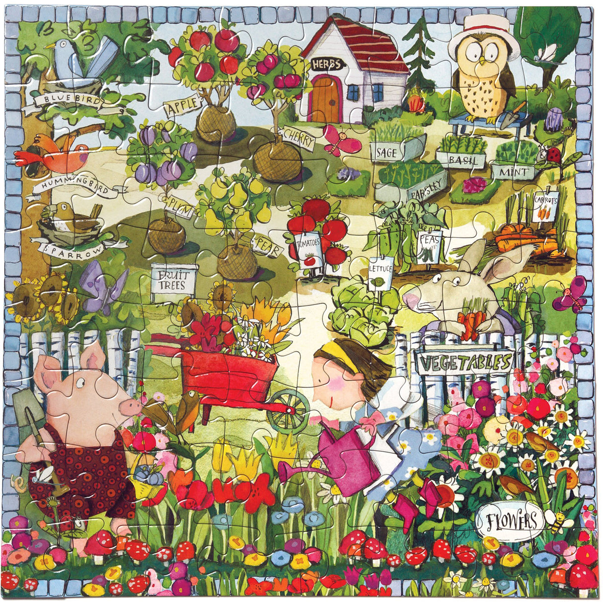 Growing A Garden 64 Piece Puzzle