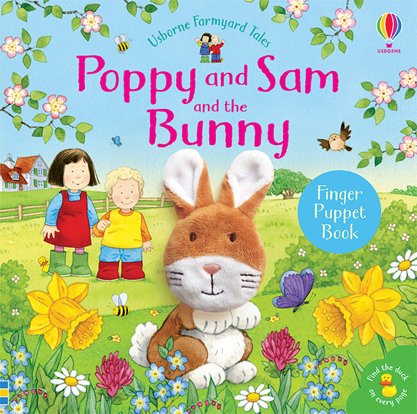 Poppy And Sam And The Bunny  Finger Puppet Book