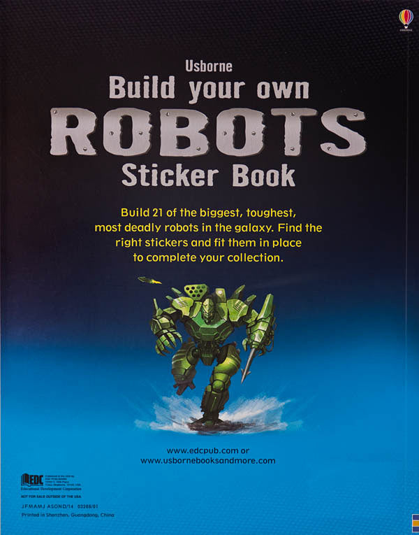 Build Your Own Robots Sticker Book