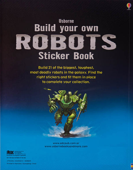 Build Your Own Robots Sticker Book