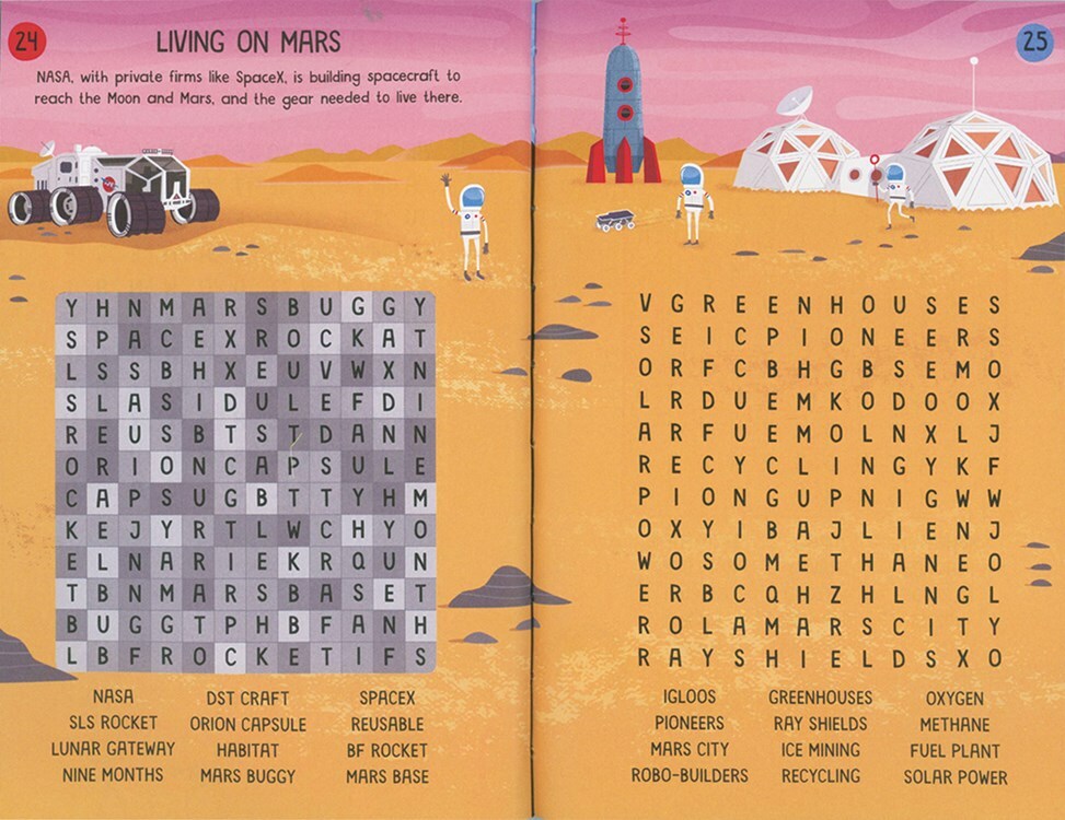 Space Wordsearches