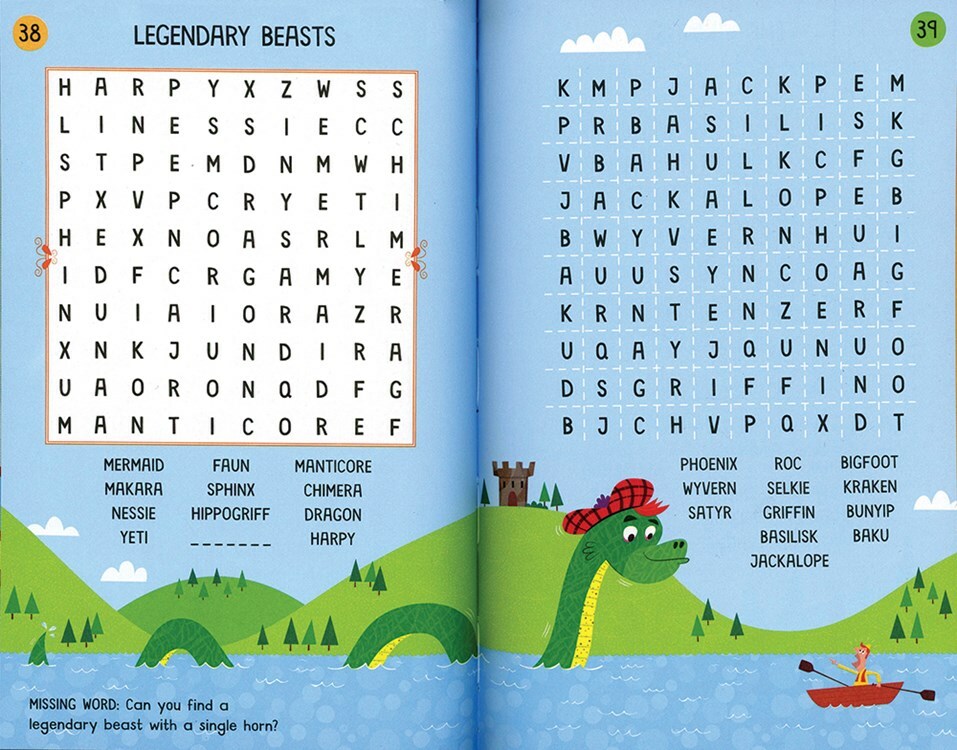 General Knowledge Wordsearches