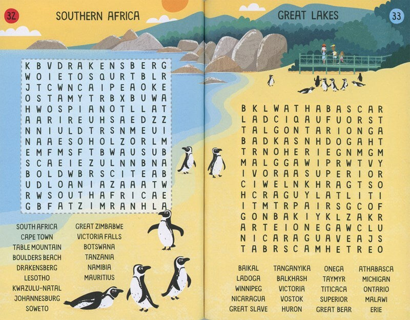 Travel Wordsearches