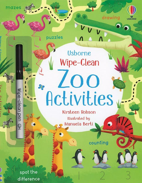 Wipe-Clean, Zoo Activities