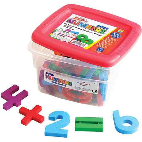 MathMagnets - Jumbo Multicolored Uppercase (42 Pieces)