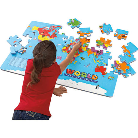 World Foam Map Puzzle