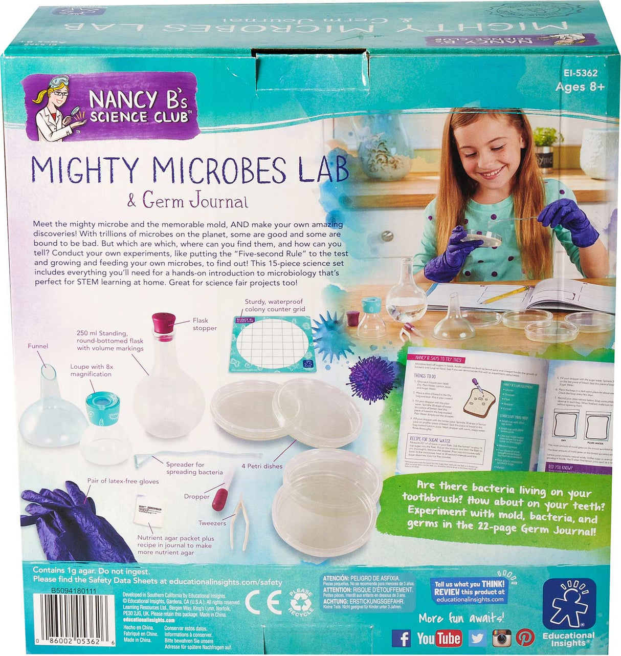 Nancy B's Science Club Mighty Microbes Lab & Germ Journal