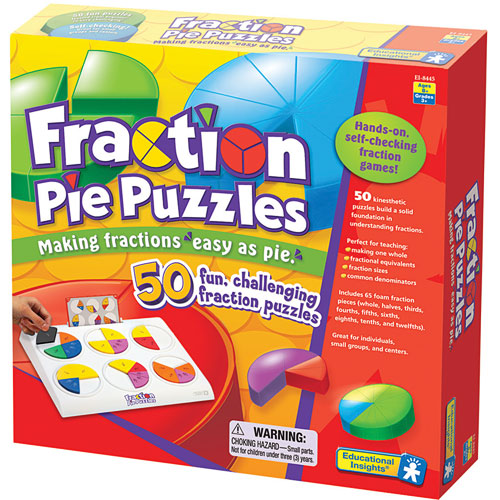 Fraction Pie Puzzles