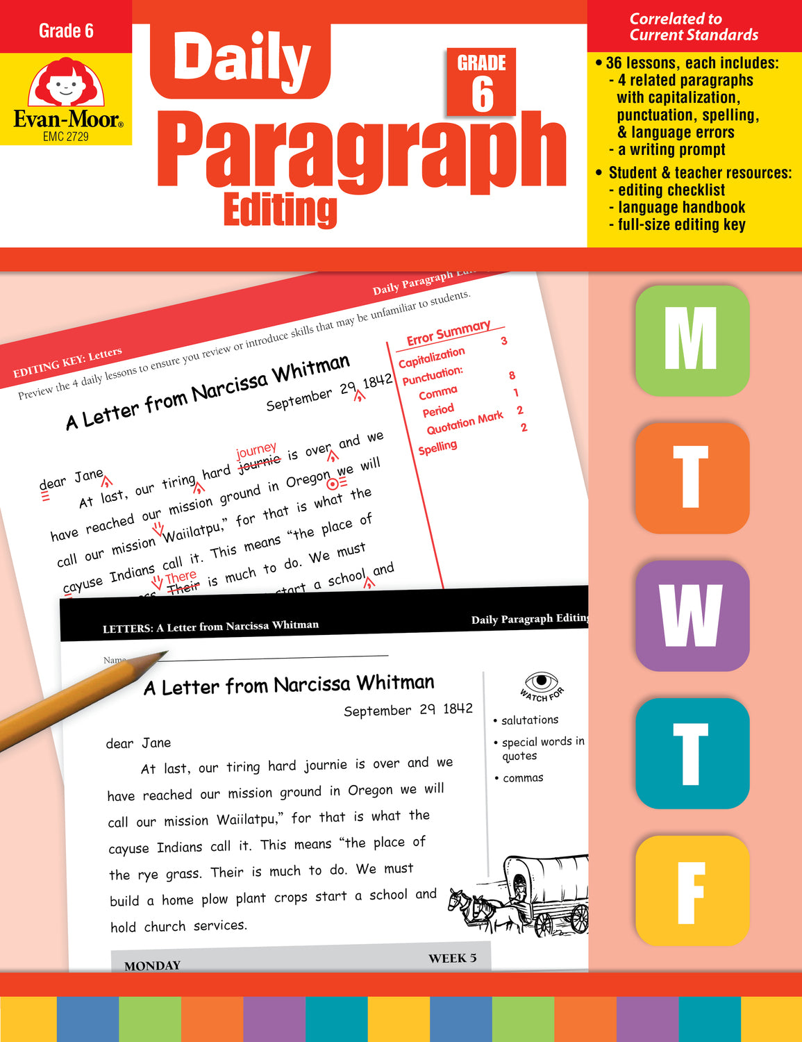 Daily Paragraph Editing, Grade 6