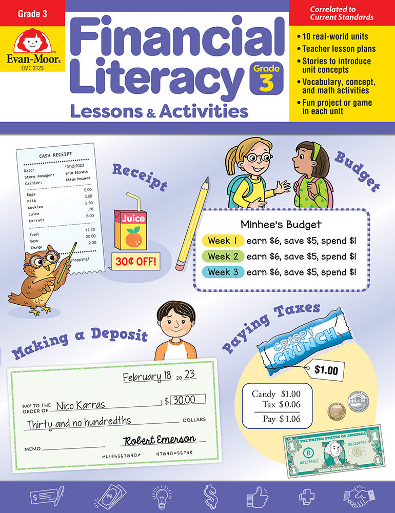 Financial Literacy Lessons and Activities, Grade 3