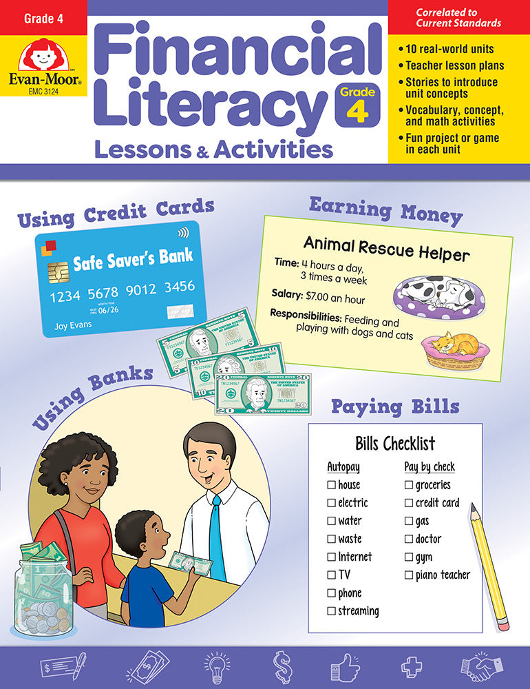 Financial Literacy Lessons and Activities, Grade 4