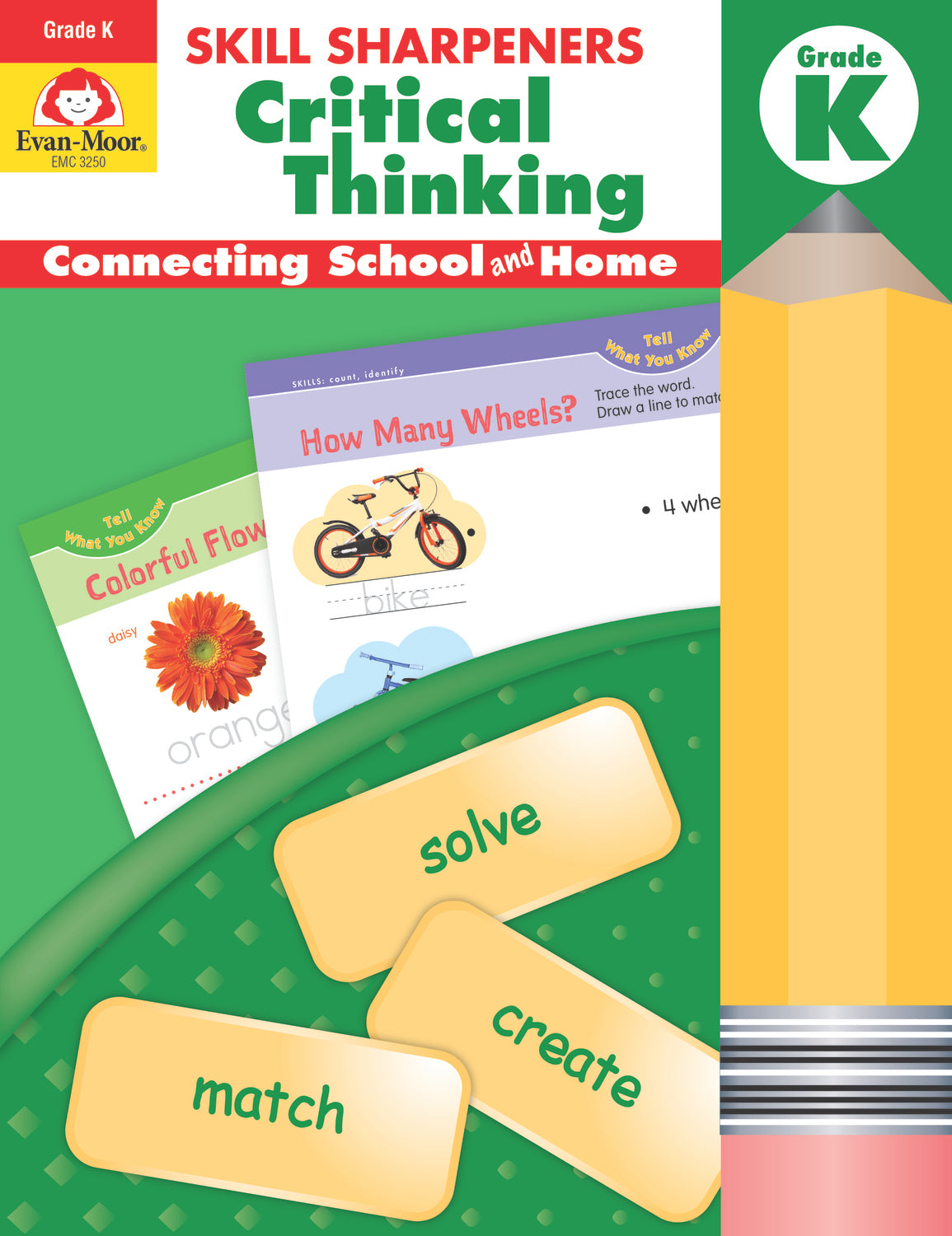 Skill Sharpeners: Critical Thinking, Grade K - Activity Book