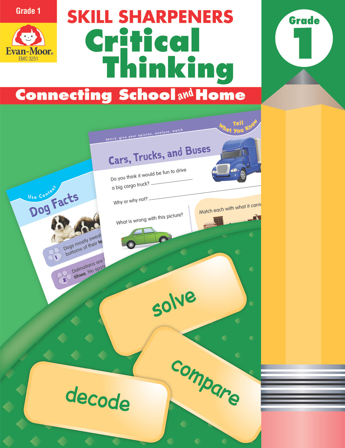 Skill Sharpeners: Critical Thinking, Grade 1 - Activity Book