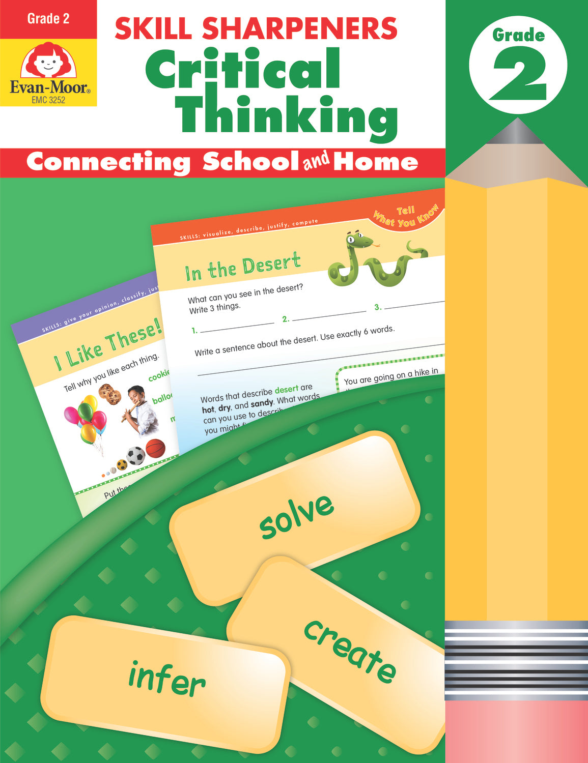 Skill Sharpeners: Critical Thinking, Grade 2 - Activity Book