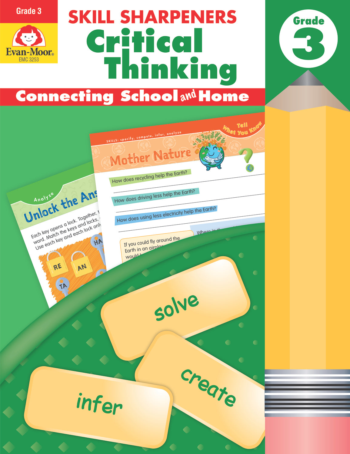 Skill Sharpeners: Critical Thinking, Grade 3 - Activity Book