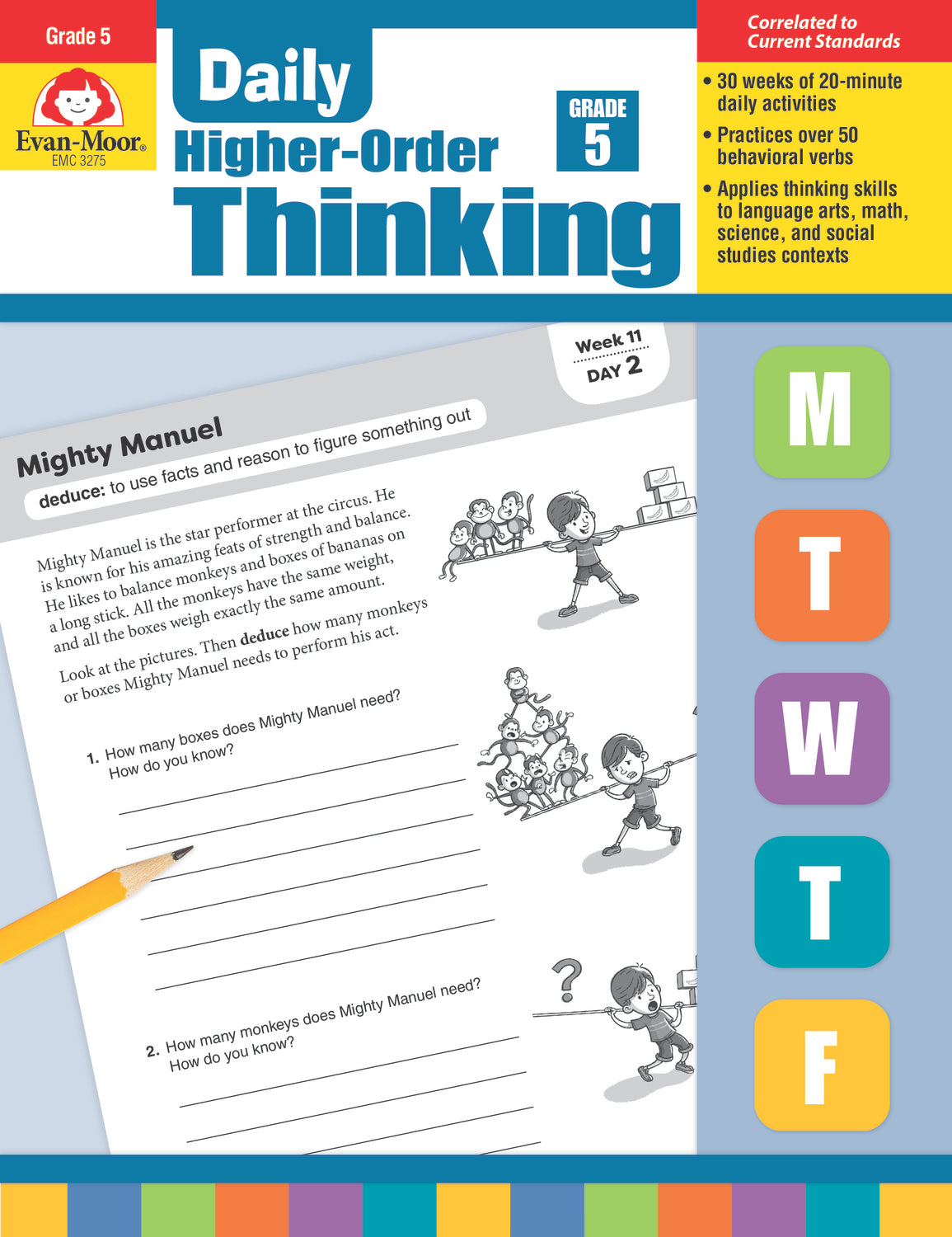 Daily Higher-Order Thinking, Grade 5