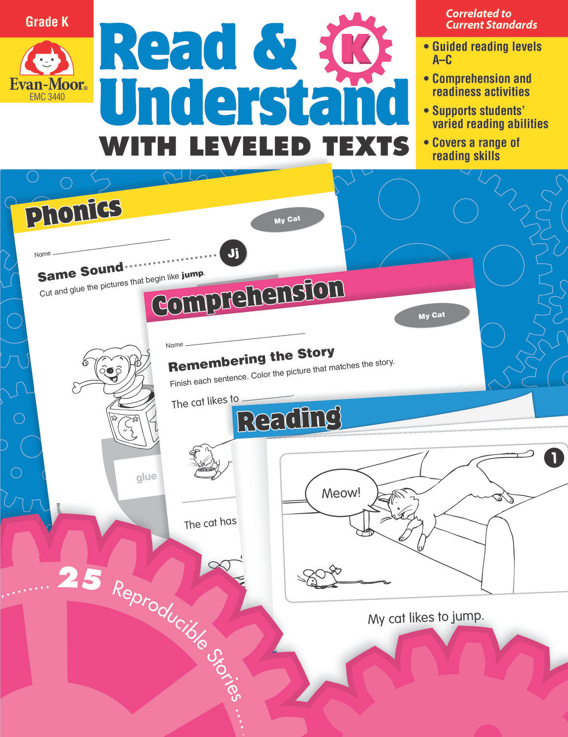 Read & Understand With Leveled Texts, Grade K