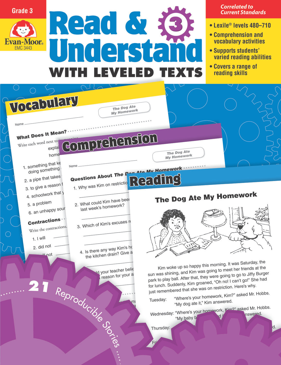 Read & Understand With Leveled Texts, Grade 3