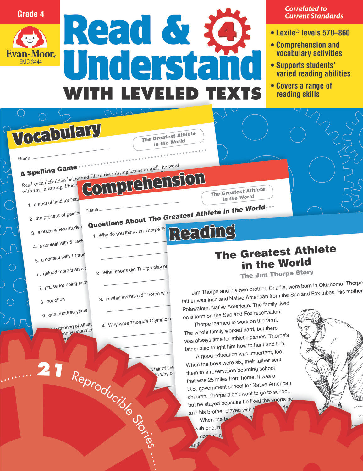 Read & Understand With Leveled Texts, Grade 4