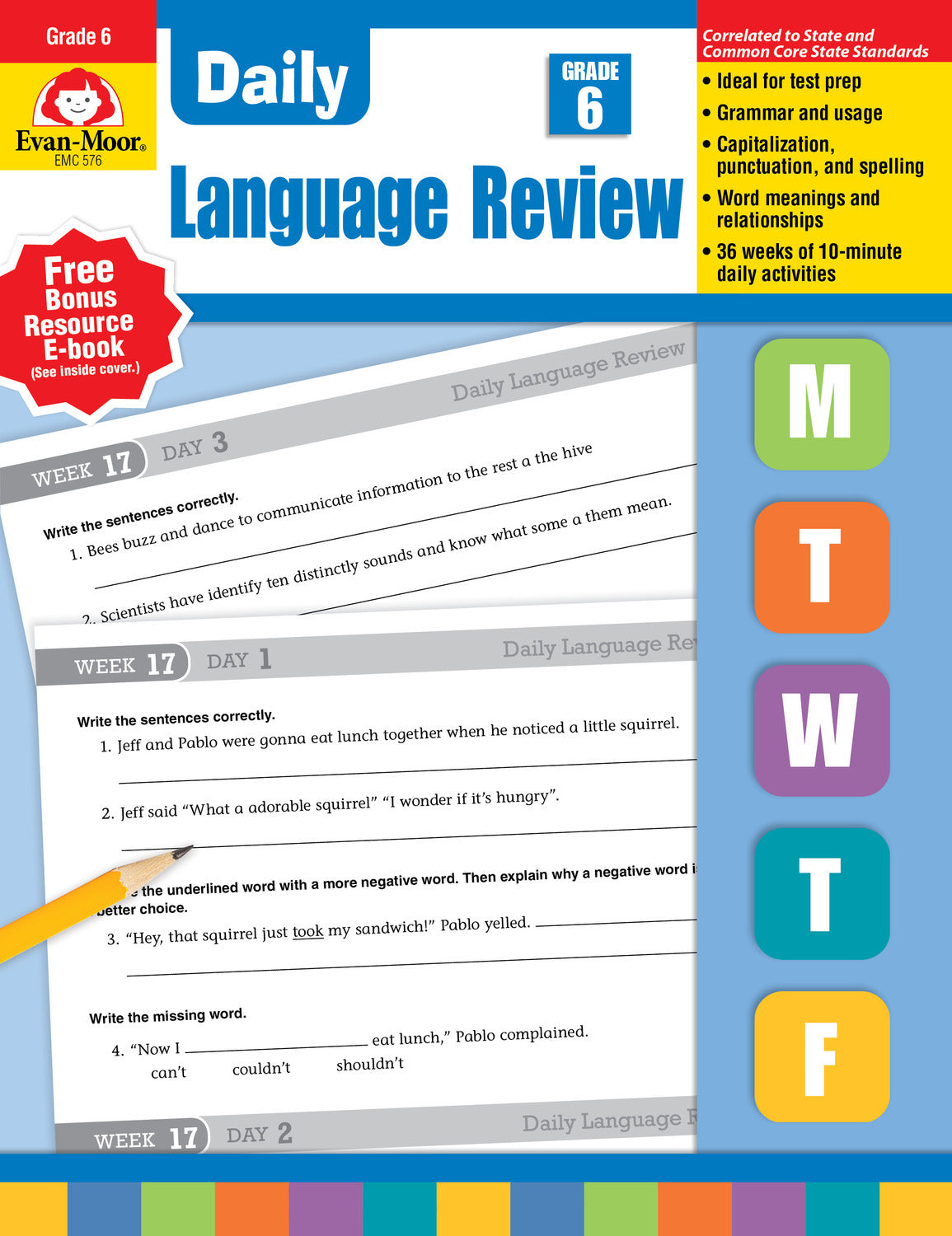 Daily Language Review  , Grade 6