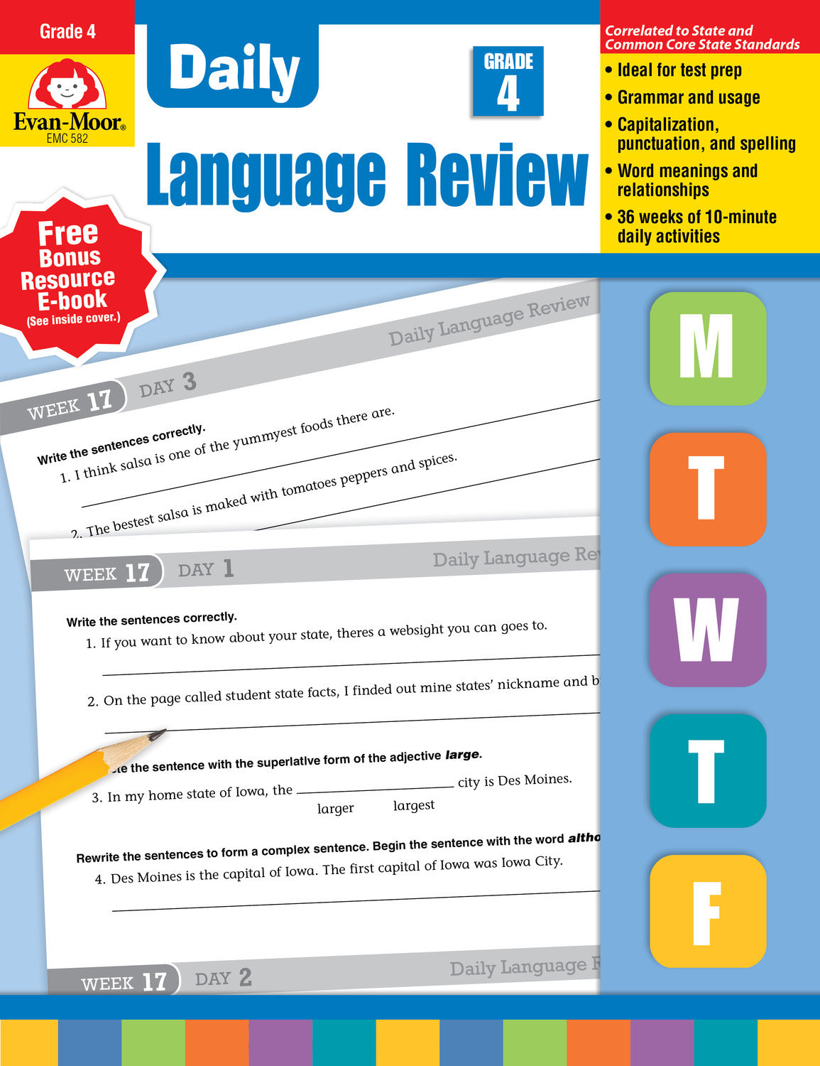 Daily Language Review  , Grade 4