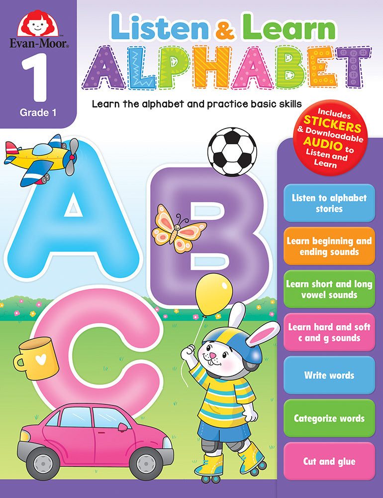 Listen and Learn: Alphabet, Grade 1