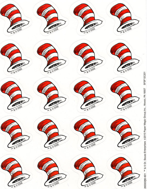 The Cat's Hat Stickers Stickers - Theme