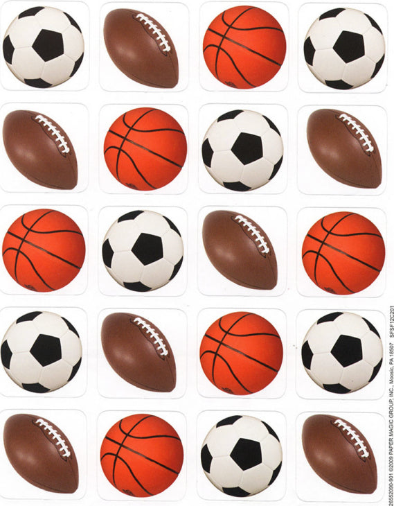 Mixed Sports Stickers - Theme