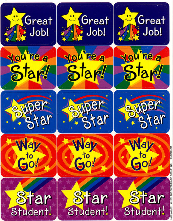 Stars Stickers - Success